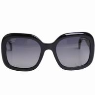 Chanel metal lipping Frame CC logo Genuine stingray skin Sunglasses A7082501