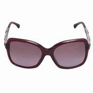 Chanel metal Plastic Frame CC logo Sunglasses Burgundy A7082502