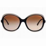 Chanel Plastic Frame Sunglasses Black apricot A7082802