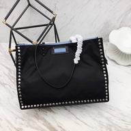 Prada Etiquette Calfskin Tote Bag Black P7092003