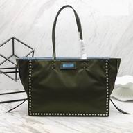 Prada Etiquette Calfskin Tote Bag Camouflage color P7092002
