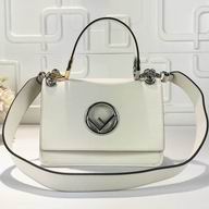 Fendi Kan I F Logo Calfskin shoulder Bag F7092701