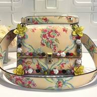 Fendi Kan I Print F Logo Calfskin shoulder Bag F7092703