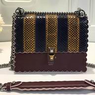 Fendi Kan I Python Skin Chain shoulder Bag F7092803