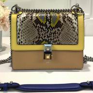 Fendi Kan I Python Skin Chain shoulder Bag F7092806