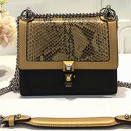 Fendi Kan I Python Skin Chain shoulder Bag F7092807