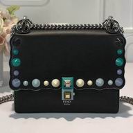 Fendi Kan I CalfSkin Chain shoulder Bag F7092815