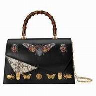Gucci Ottilia leather medium top handle bag 488712 0D01X 8949