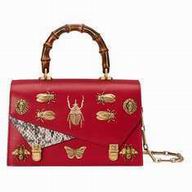 Gucci Ottilia leather small top handle bag 488715 DZFLX 8240