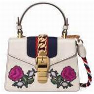 Gucci Sylvie embroidered mini bag 470270 D4ZSG 8614