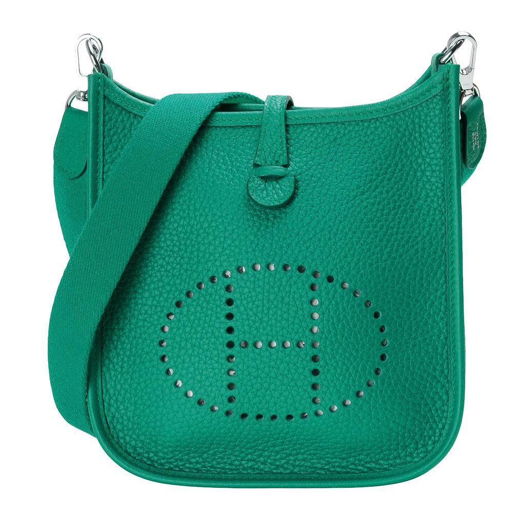 Hermes Evelyne TPM Caviar Calfskin H Logo Shoulder Bag H7122605