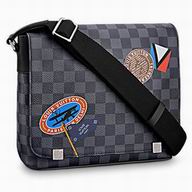 Louis Vuitton District Damier Graphite coated canvas Bag PM M41054
