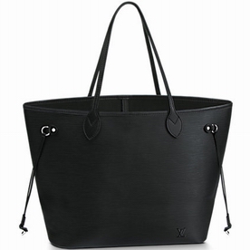 Louis Vuitton Neverfull MM Epi Leather Tote Black M40932