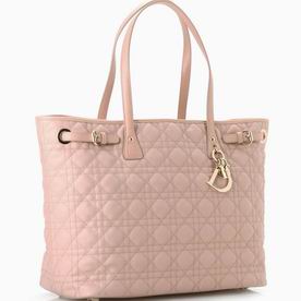 Christian Dior Panarea Canvas Medium Tote Bag Nude Pink D98951