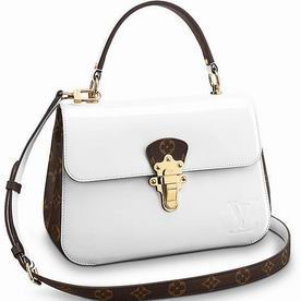 Louis Vuitton Glossy Patent Leather Cherrywood Blanc M53352