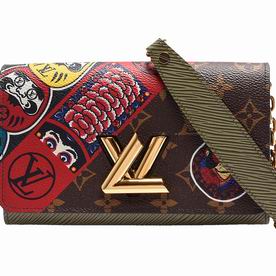 Louis Vuitton Monogram Canvas Twist Chain Wallet M67270