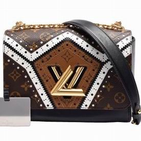Louis Vuitton Monogram Canvas and Veau Satin Twist MM M44214