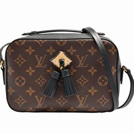 Louis Vuitton Monogram Canvas/Smooth Calfskin Saintonge Shoulder Bag M43555