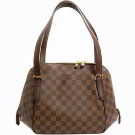 Louis Vuitton Damier Ebene Canvas Belem MM Hobo Bag N51174