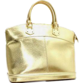 Louis Vuitton Suhali Leather Lockit MM Golden M95602