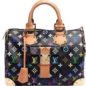 Louis Vuitton Monogram Multicolore SPEEDY 30 Noir M92642