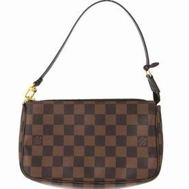 Louis Vuitton Damier Ebene Canvas Pochette Bag N51985