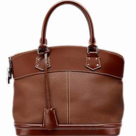 Louis Vuitton Suhali Leather Lockit PM Brown M91889
