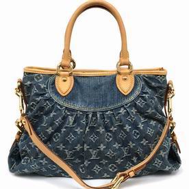 Louis Vuitton Monogram Denim Néo Cabby MM Blue M95349