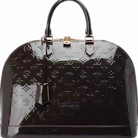 Louis Vuitton Monogram Vernis Alma GM Amarante M91449