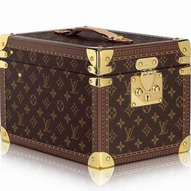 Louis Vuitton Monogam Bolte Flacons Beauty Train Trunk Case M21828