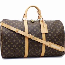 Louis Vuitton Monogram Canvas Keepall 50 With Strap M41416
