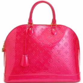 LOUIS VUITTON MONOGRAM VERNIS ALMA MM ROSE POP M93625