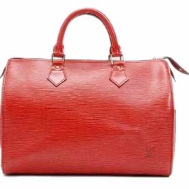 LOUIS VUITTON EPI LEATHER SPEEDY 30 RED M5922E