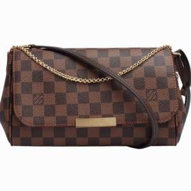 Louis Vuitton Damier Ebene Canvas Favorite MM Bag N41129