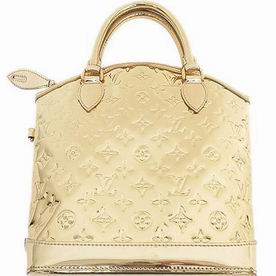 LOUIS VUITTON MIROIR MIRROR LOCKIT BAG IN GOLD M95450