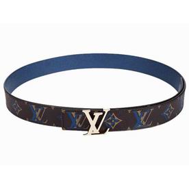 Louis Vuitton Monogram Canvas Rainbow belt In Blue M9793V