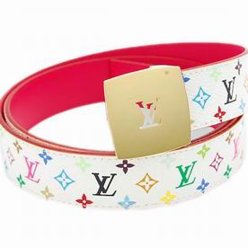 Louis Vuitton Cut Monogram Multicolore reversible belt M9682U