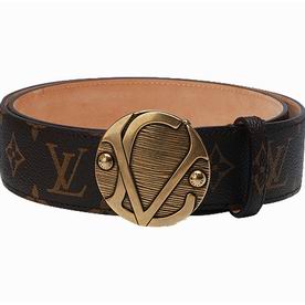 Louis Vuitton Monogram Canvas 1904 Belt Gold Buckle M9671T