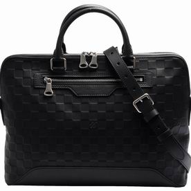 Louis Vuitton Avenue Soft Damier Infini Leather Briefcase Onyx N41019