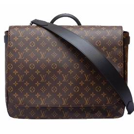Louis Vuitton Monogram Macassar Messenger GM Khaki M93471