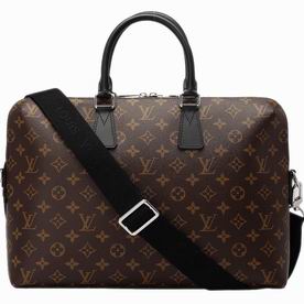 LV Monogram Macassar Porte-Documents Jour Messenger M40868