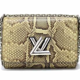 Louis Vuitton Python Leather Skin Twist MM N91975