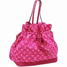 Louis vuitton Monogram Danim Noefull MM Peach Red M40870