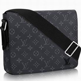 Louis Vuitton District Monogram Eclipse Canvas canvas Bag MM M40011