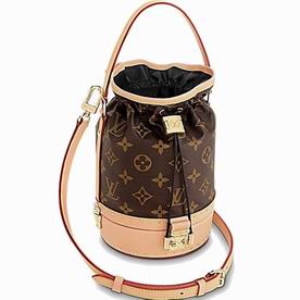 Louis Vuitton Petit Noe Monogram Coating Canvas Cowskin Trim Bag M43509