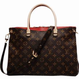 Louis Vuitton Monogram Canvas Pallas Bag Cerise M41175