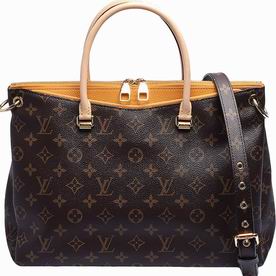 Louis Vuitton Monogram Canvas Pallas Tote Bag Yellow M40906
