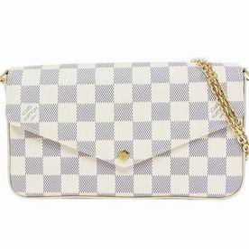 Louis Vuitton Pochette Felicie Damier Azur Canvas Bag M63106