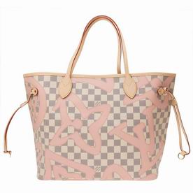 Louis Vuitton Neverfull Damier Azur Canvas Bag N41050
