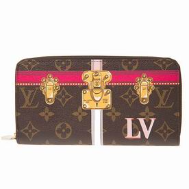 Louis Vuitton Printed Monogram Coated Canvas Zippy Wallet M62616